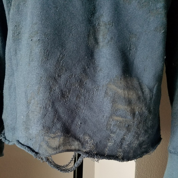 IRO Jeans Fun Unique Distressed Sweater! - Picture 11 of 12
